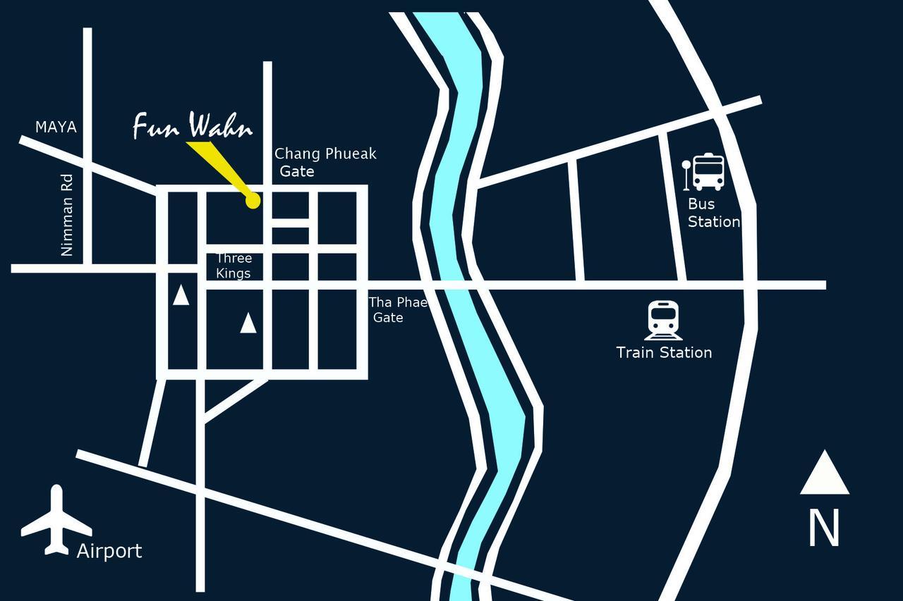 Funwahn Hostel And Cafe شيانغ ماي المظهر الخارجي الصورة